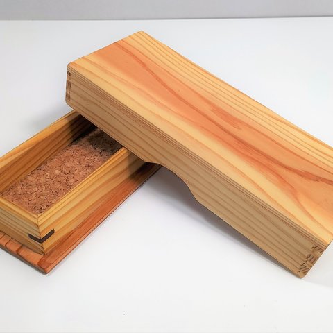 木製(杉無垢材)の台差し箱    #1603