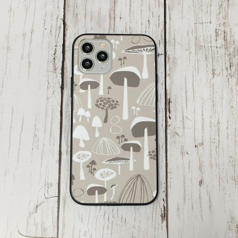 iphoneケース48 韓国 iphoneケース 強化ガラス おしゃれ 北欧 森のきのこ　レトロ　アイフォン　リバティ　かわいい　流行り iface