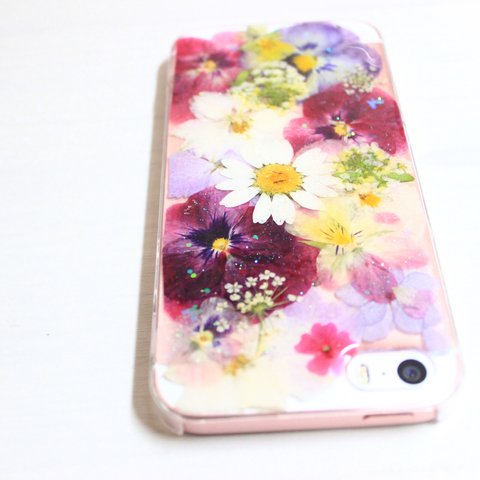 押し花ケース  iphone5s