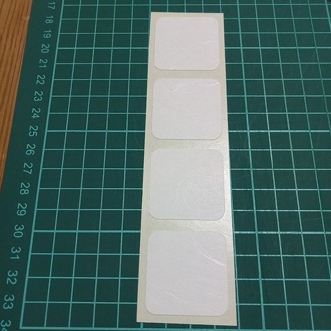 《和紙シール》正方形(角丸)四角3.5cm100枚＊送料無料＊