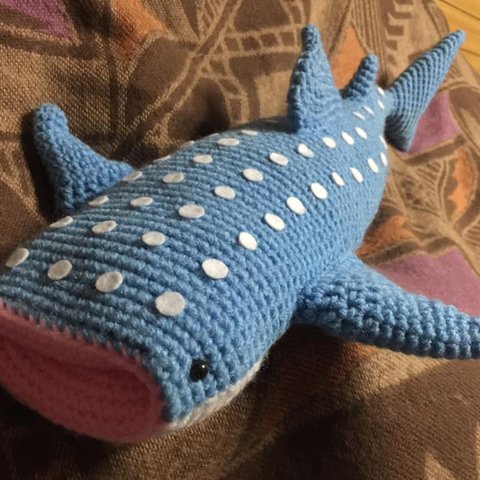 かぎ針編み海洋生物ジンベエザメかわいい編みぐるみ　Crochet Sea Creatures Whale shark Amigurumi