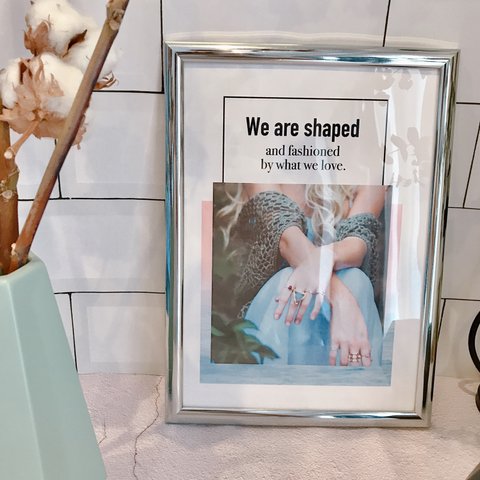 #008 instagram poster : we are shaped