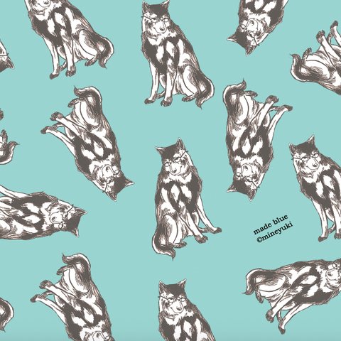 Megane Wolf dog -Wrapping paper