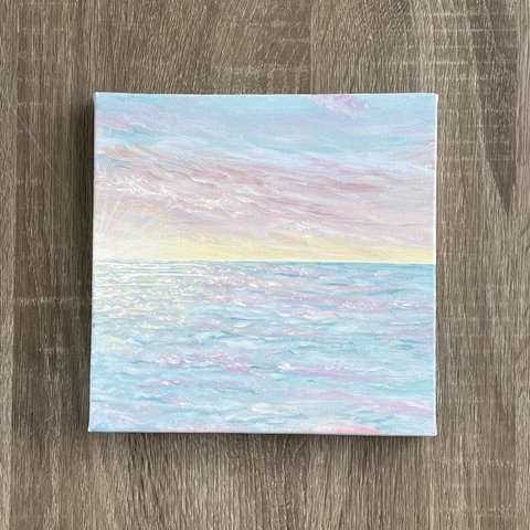 アクリル画《原画》✴︎ サンライズ 〜Pastel sea〜 ✴︎