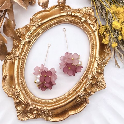  【oripp7887chmm】【２個】flower bouquet charm