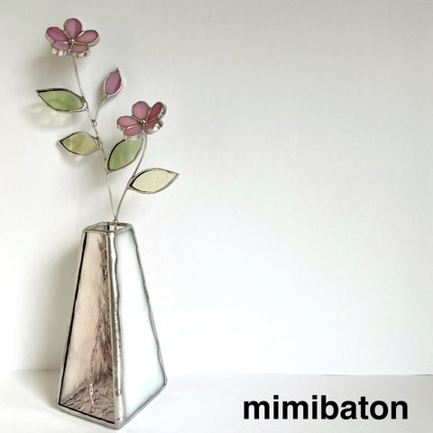 【季節限定】　mimibaton＊ステンドグラス・桜＊