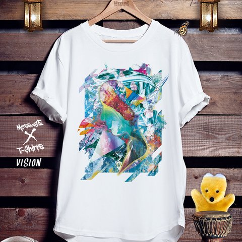 グラフィックアートTシャツ「VISION」