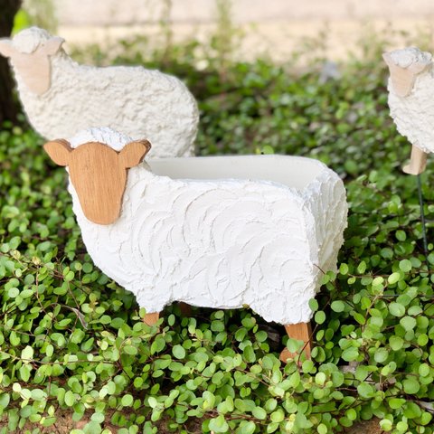 羊の木製鉢✨