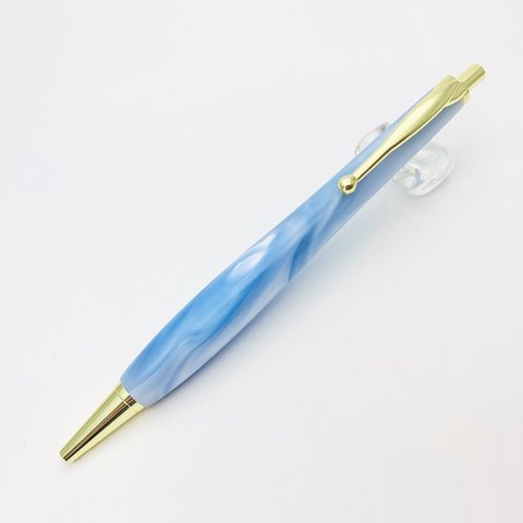 宝石のようなアクリルPen ShapePen ノック式ボールペン /ブルー TAB2011 送料無料