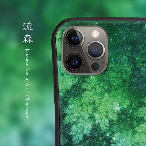 流森 - 和風 耐衝撃グリップ iPhoneケース【iPhone全機種対応/和柄/スマホケース】