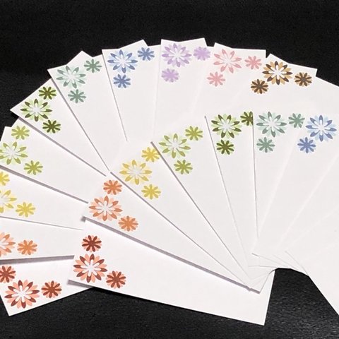 お花のメッセージカード〜ペーパークラフト