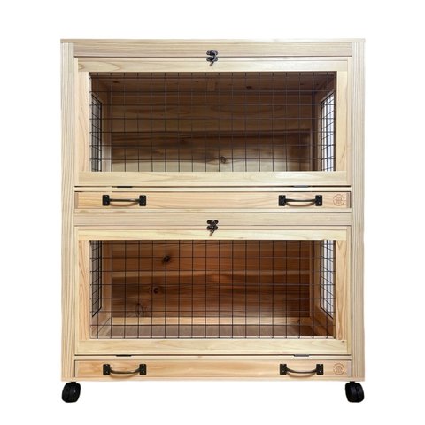 木製ケージ　収納　ウサギ小屋　本棚　ペット小屋　サークル　動物　フェレット　棚　収納BOX