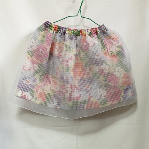 花のふんわりギャザースカート