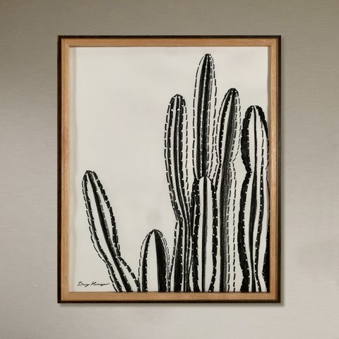 柱サボテン家族　cactus  family 【原画】