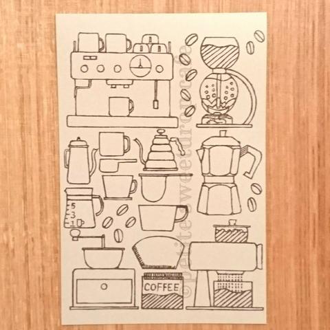 Postcard / コーヒーメーカー(Brown)