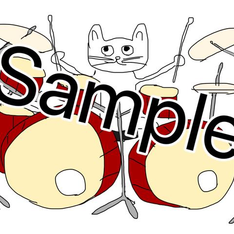 猫 イラスト ドラム 叩く かっこいい 壁紙 アイコン トプ画