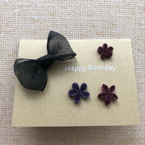 18.ミニメッセージカード★happy birthday ★大切な方に一言添えてみませんか。