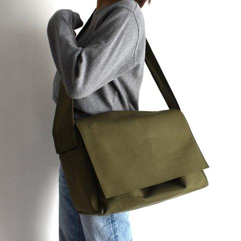 POST SHOULDER TOTE BAG(オリーブ/カーキ)