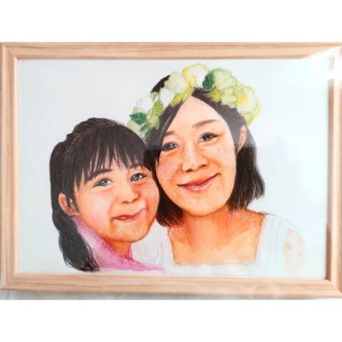 似顔絵、店舗に展示する絵画、プレゼント