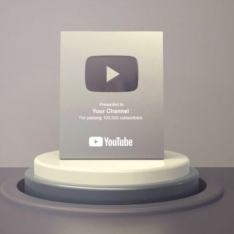 YouTube Play Button （NAMEカスタム可能）