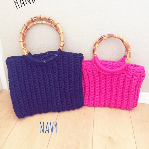 バンブーBAG   navy