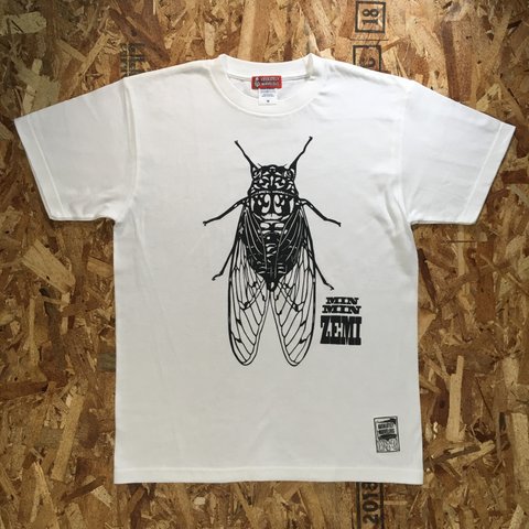 昆虫 デザイン Tシャツ ／ミンミンゼミ Tシャツ