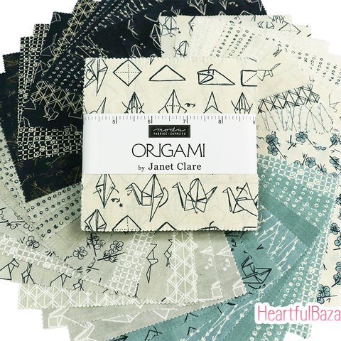 USAコットン moda charmpack 42枚セット ORIGAMI 生地 布 おりがみ