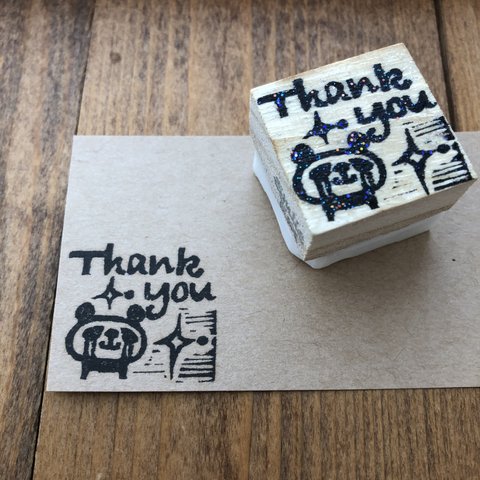 thank you はんこ★パンダさん 号泣