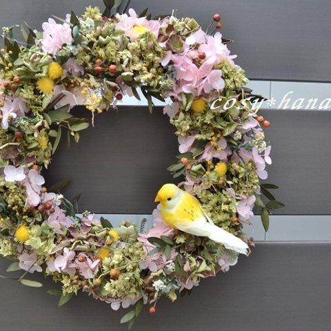 小鳥が告げる野春なwreath