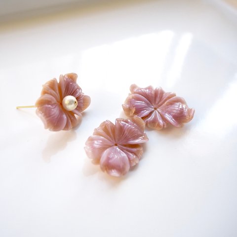 シェルソエル　花 30 x 22 mm