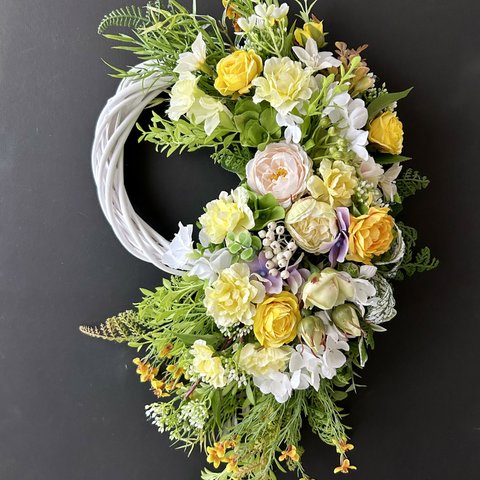 Rose wreath IV yellow