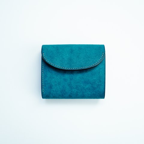 flap mini wallet [ ターコイズ ] ミニ財布 コンパクトウォレット