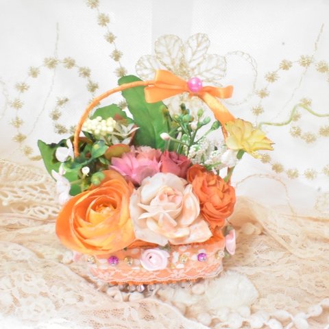 キュートなFlower Box  敬老の日　お祝い　お誕生日『いい夫婦の日』