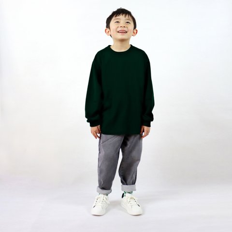 【型紙】BIG LS Teeシャツ60-90/100-140サイズ　ベビー　キッズ　子供服