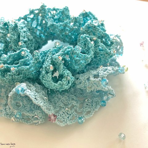 blue hawaiian : crystal sweets シュシュ