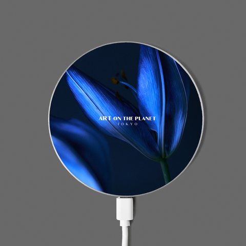 Mobile Battery #068 <blue lily>