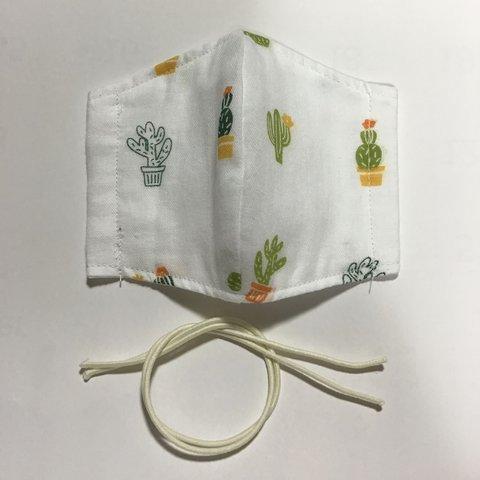 子供用ハンドメイド　立体インナーマスクキット　サボテン柄