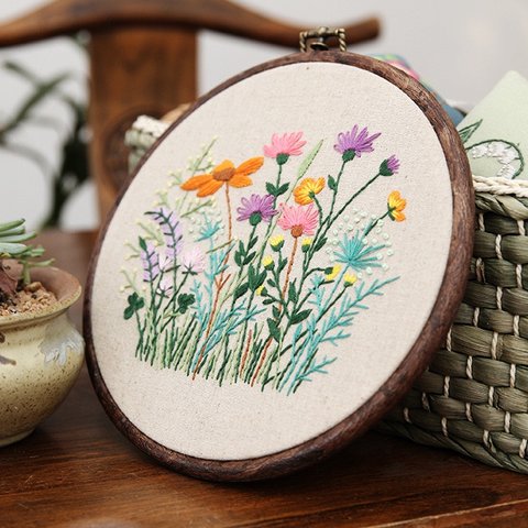 1花模様　刺繍作成キット