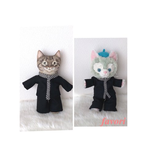 猫・犬人形の服👕(ジェラトーニのハンドパペットにも着れるよ)