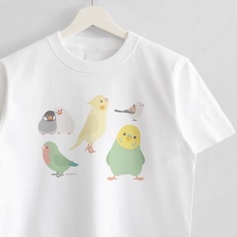 Tシャツ（Simple / いろいろな鳥さん）