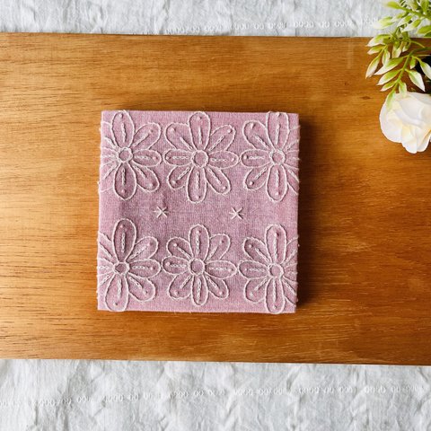 刺繍ファブリックパネル 【フラワー】