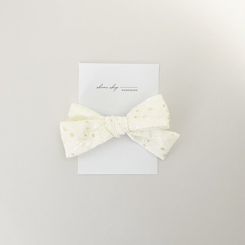 ［単品］Cherry ribbon clip