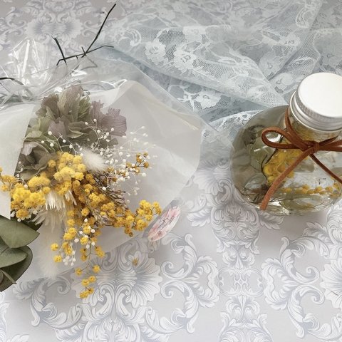  ❤︎Natural color❤︎A dried flower ❤︎Petit bouquet❤︎