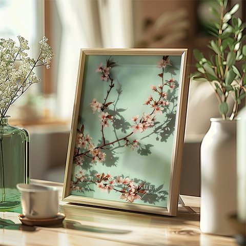 桜の枝のフォトポスター / i1715 / サクラのある春の風景　写真　インテリアポスター