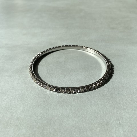 Vintage 80s USA retro crystal bijou bangle レトロ アメリカ ヴィンテージ アクセサリー クリスタル ビジュー バングル