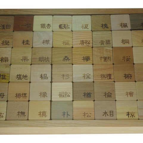 漢字積み木48 一段箱
