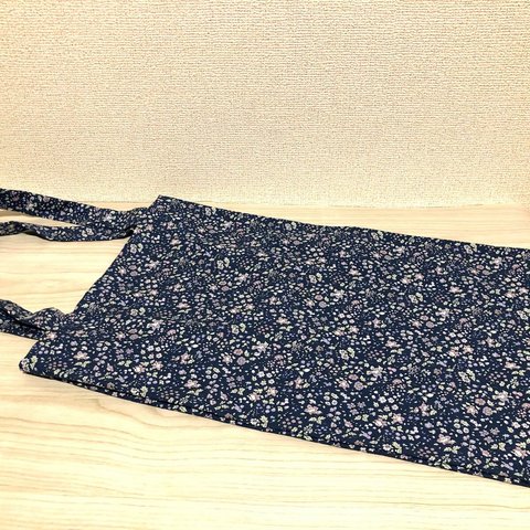 爽やか小花柄のエコバック★折りたたんでバックに入れておけます！お買い物に最適★