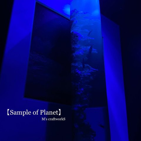 【Sample of Planet】＊人感センサー付き 200×200×70mm