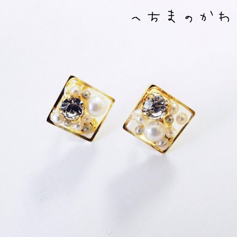 ladylike square／イヤリングorピアス