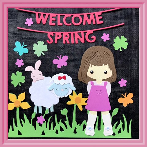 Welcome Spring girl /w sheep（アルバムクラフト）